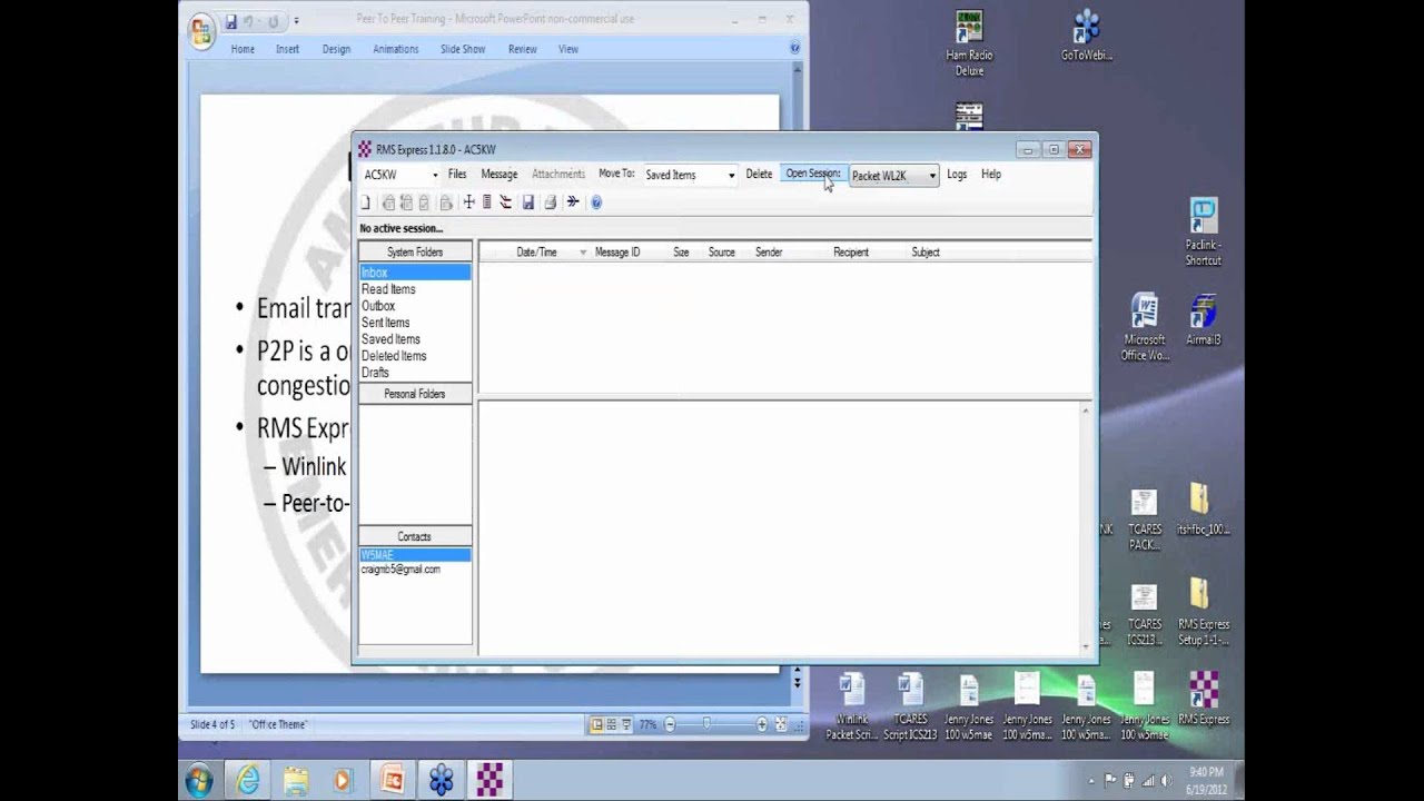 RMS Express Peer to Peer