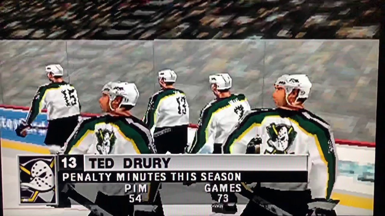 NHL 98 Mighty Ducks of Anaheim vs Boston Bruins (PS1)