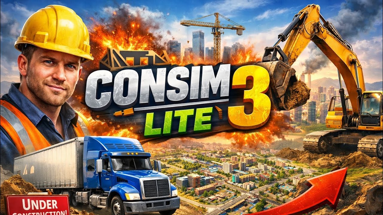 Became a Construction Tycoon in ConSim 3 Lite 😱 Full Gameplay