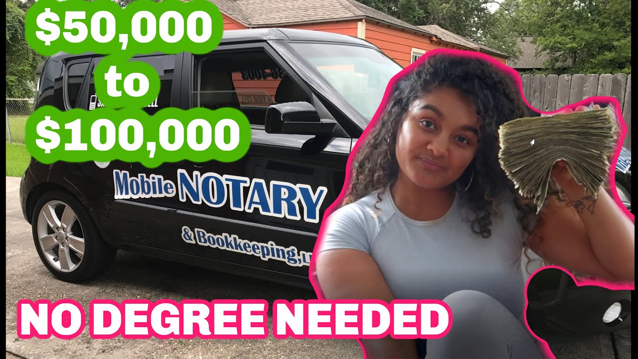 HOW MUCH I MAKE AS A NOTARY SIGNING AGENT: HOW TO MAKE MONEY w/NO DEGREE:  MAKE MONEY FROM HOME