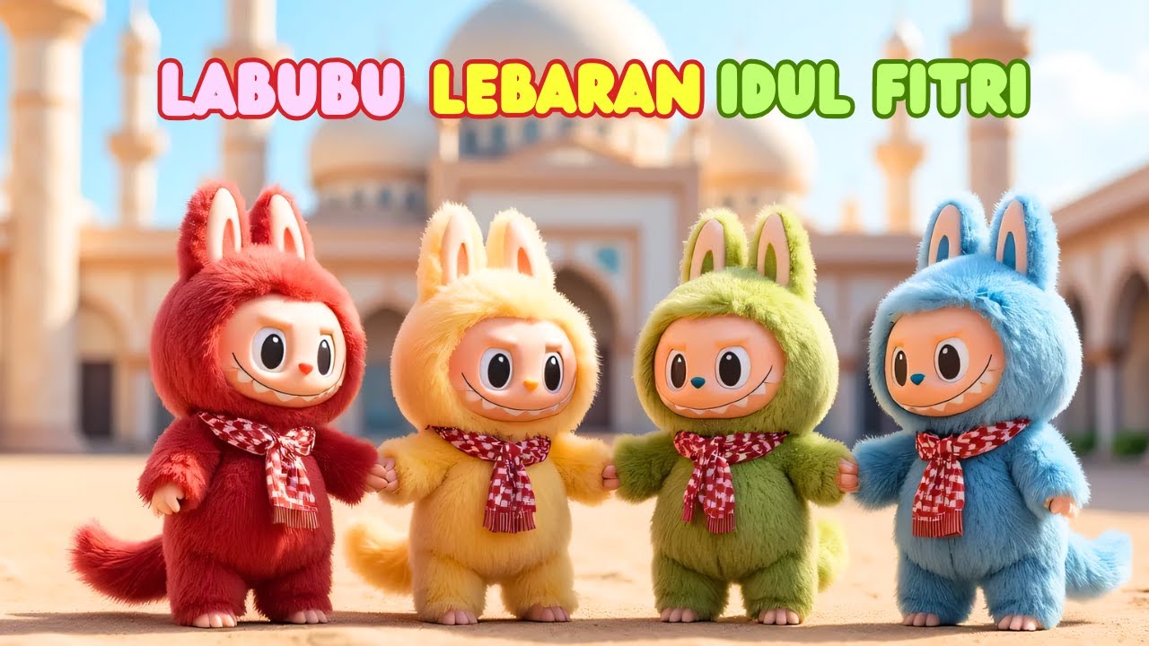 LABUBU MERAYAKAN LEBARAN IDUL FITRI  #labubu #laguanakindonesia #laguedukasi