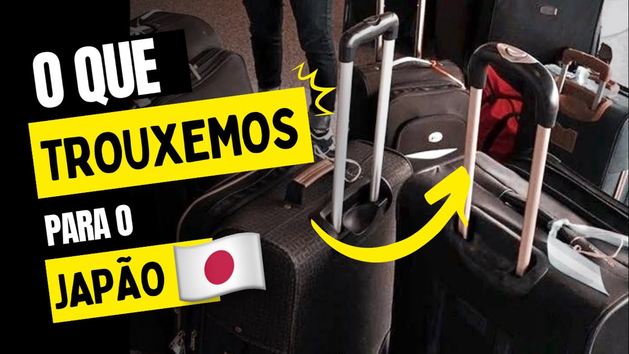 Mudando para o Japão: o que trouxemos? #mudança #brasil #japão #malas #morandonojapao