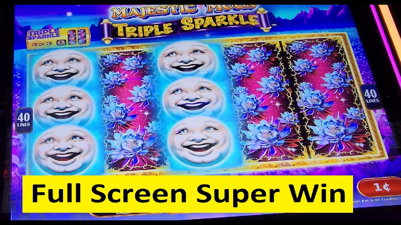 Incredible Run on a Hot Machine!! Majestic Moon Triple Sparkle by Konami