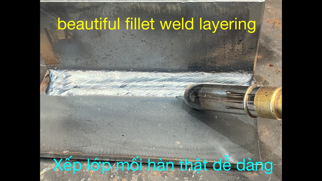 2F beautiful layered MAG welding so easy-@ hàn MAG -argon18%co2 xếp lớp quá dễ dàng