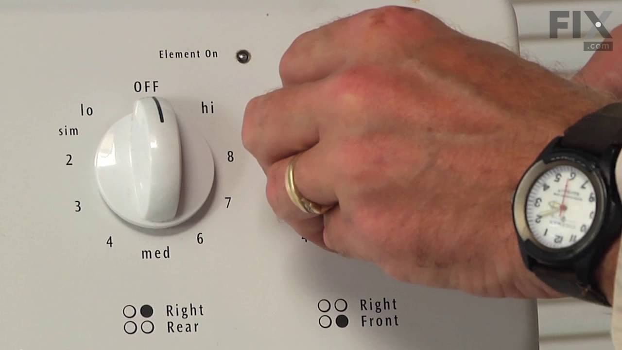 Frigidaire Range Repair – How to replace the Infinite Heat Switch