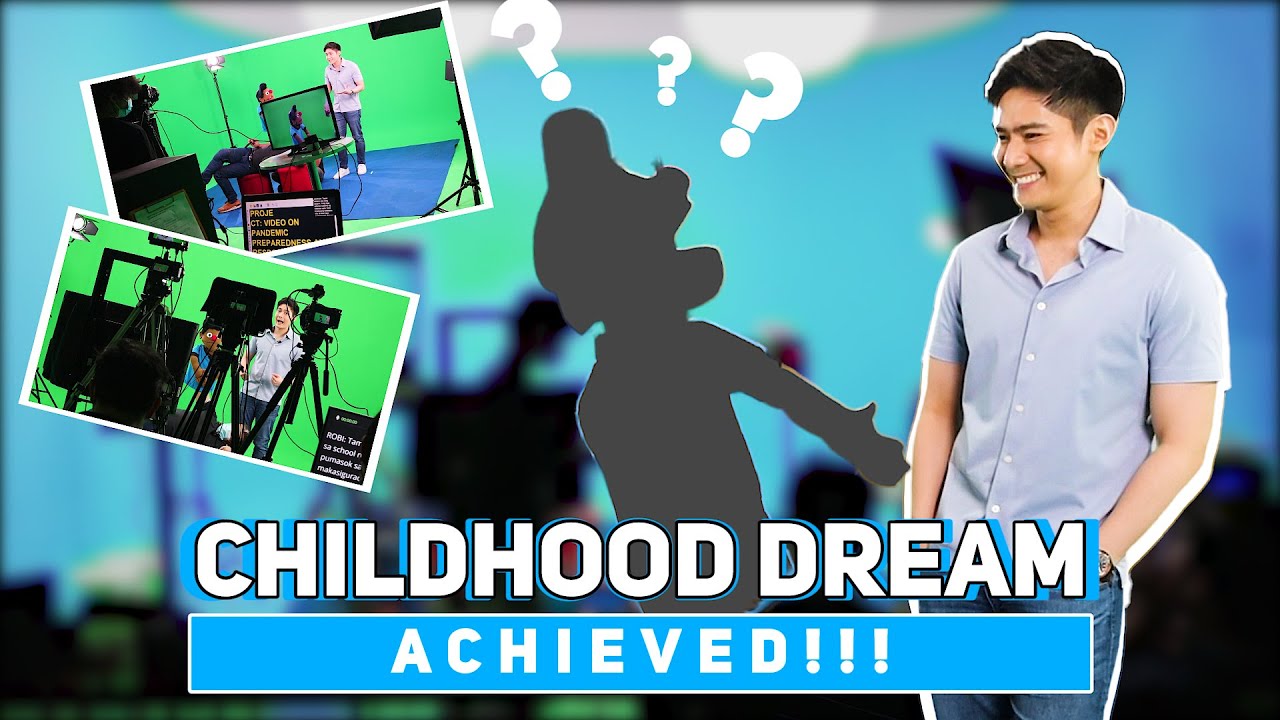 ACHIEVED MY CHILDHOOD DREAM BY WORKING WITH _______!! | Robi Domingo