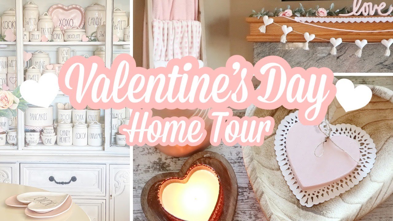 VALENTINE'S DAY HOME TOUR| 2022| VALENTINES DAY DECOR
