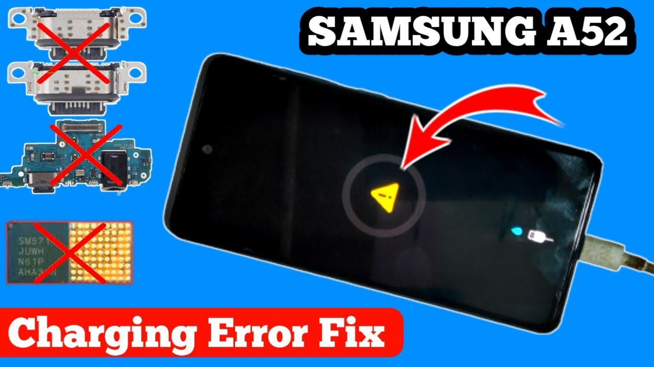 Samsung A52 Charging Error Problem Solution | Samsung A52 Charging Error⚡ | Samsung A52 Not Charging