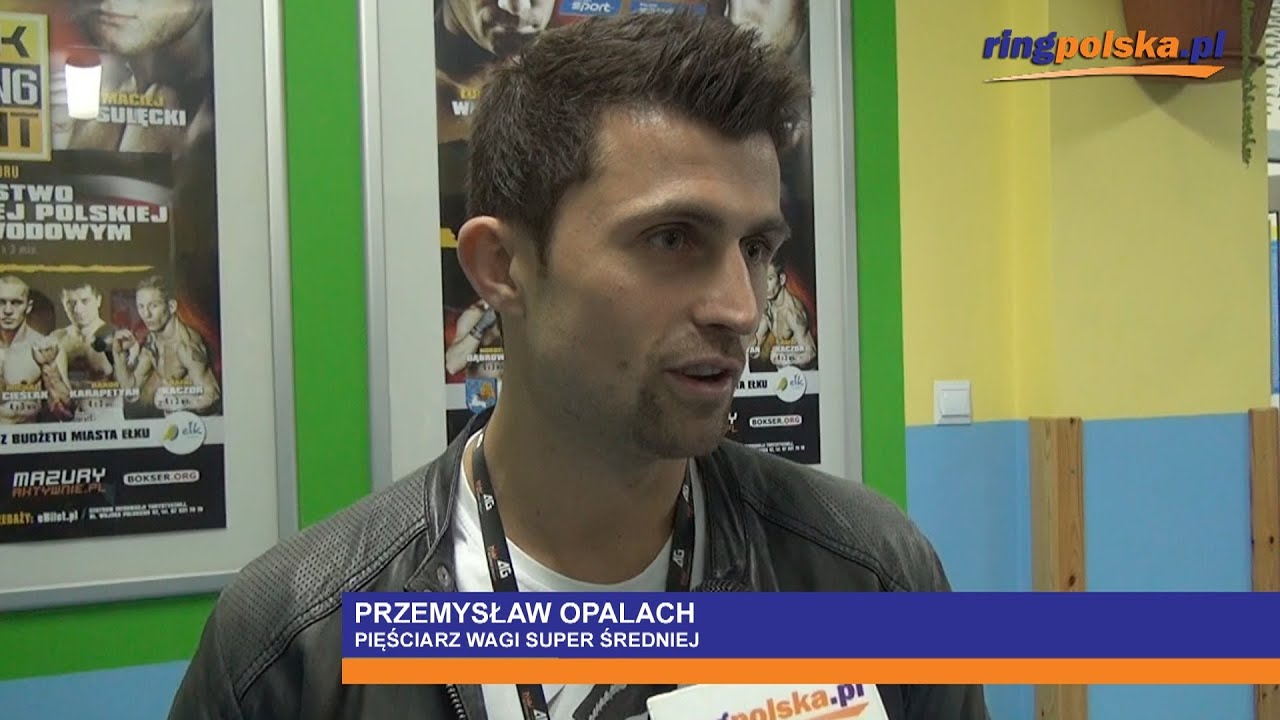 Przemysław Opalach przed walką o pasy IBF International i WBF z  Danielem Wanyonyi'em