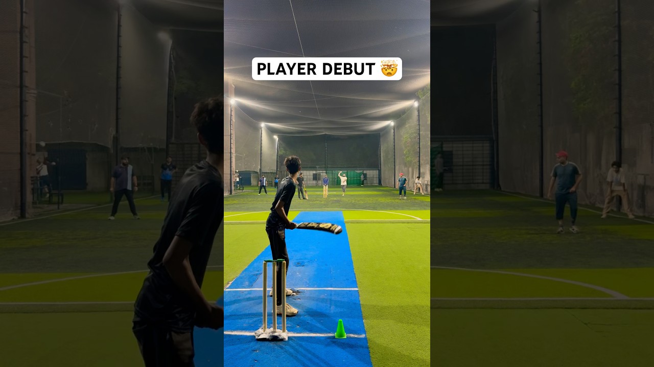Cricket Player Impact Debut 🔥 Batting And Bowling Skills Displayed With Pace 🎯 #cricket #shorts