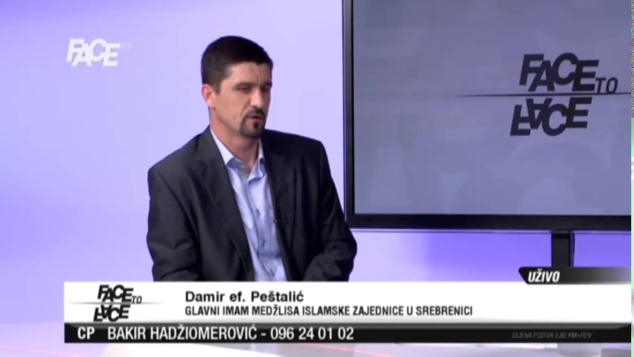 Ef. Peštalić u Face to Face: „Hajmo babo kući u Srebrenicu.“