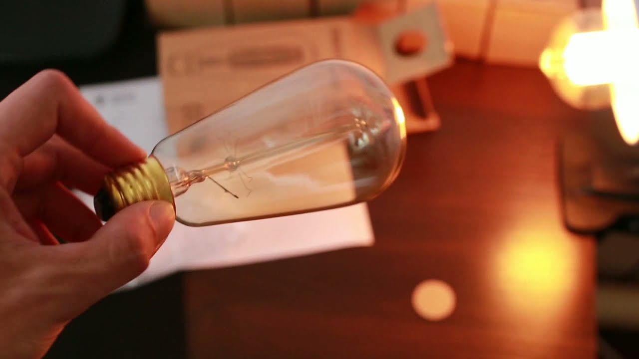 Лампа Эдисона , распаковка | Стиль лофт | Edison Lamp Loft Style