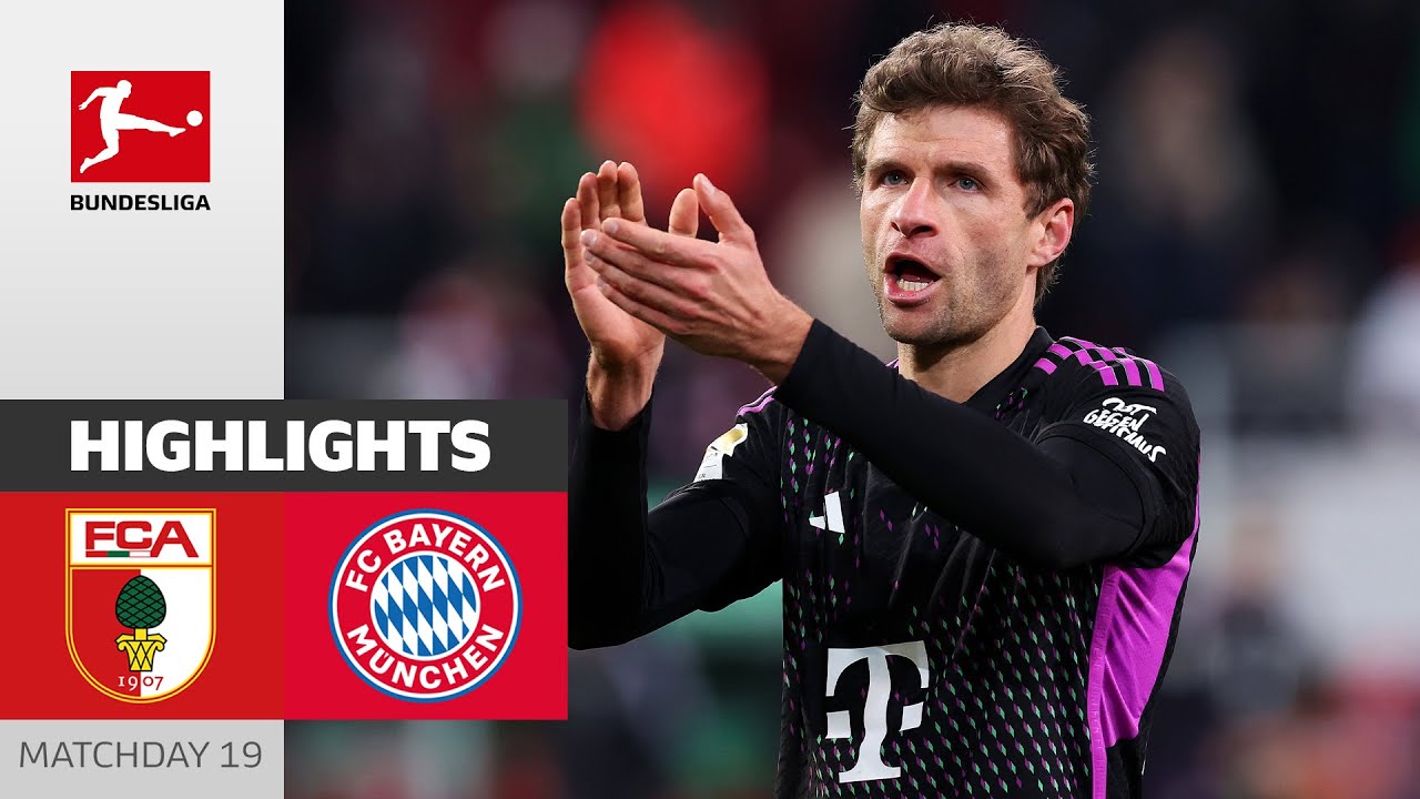 FC Augsburg - FC Bayern M&uuml;nchen 2-3 | Highlights | Matchday 19 &ndash; Bundesliga 2023/24