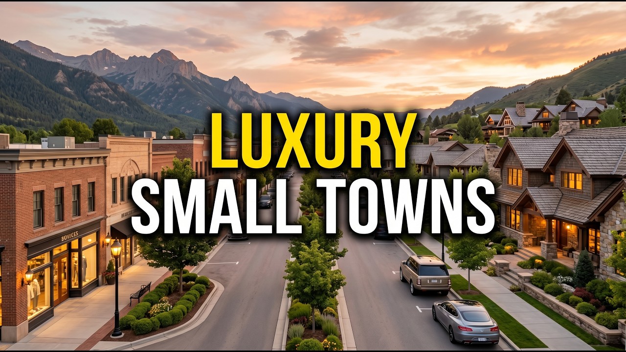 Top 10 Luxury Small Towns in America 🇺🇸 | Hidden Wealth & Dream Lifestyle