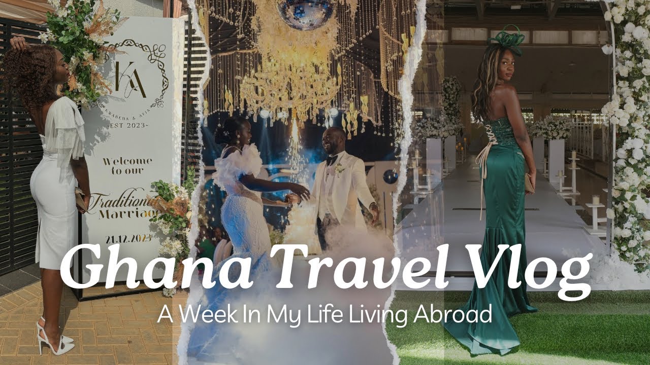Ghana Travel Vlog! Detty December Family Reunion, Adventures In Ghana, A Vibrant Traditional Wedding