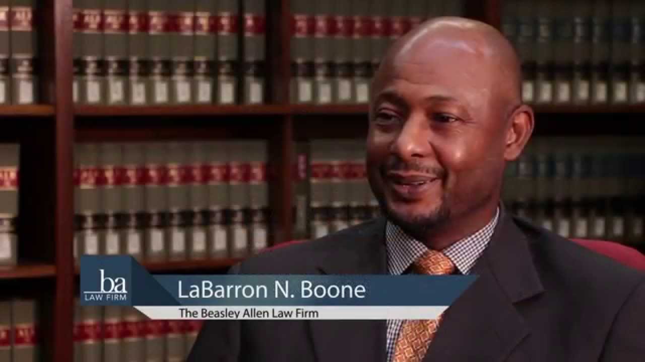 Labarron Boone talks about Beasley Allen Law Firm&rsquo;s mission