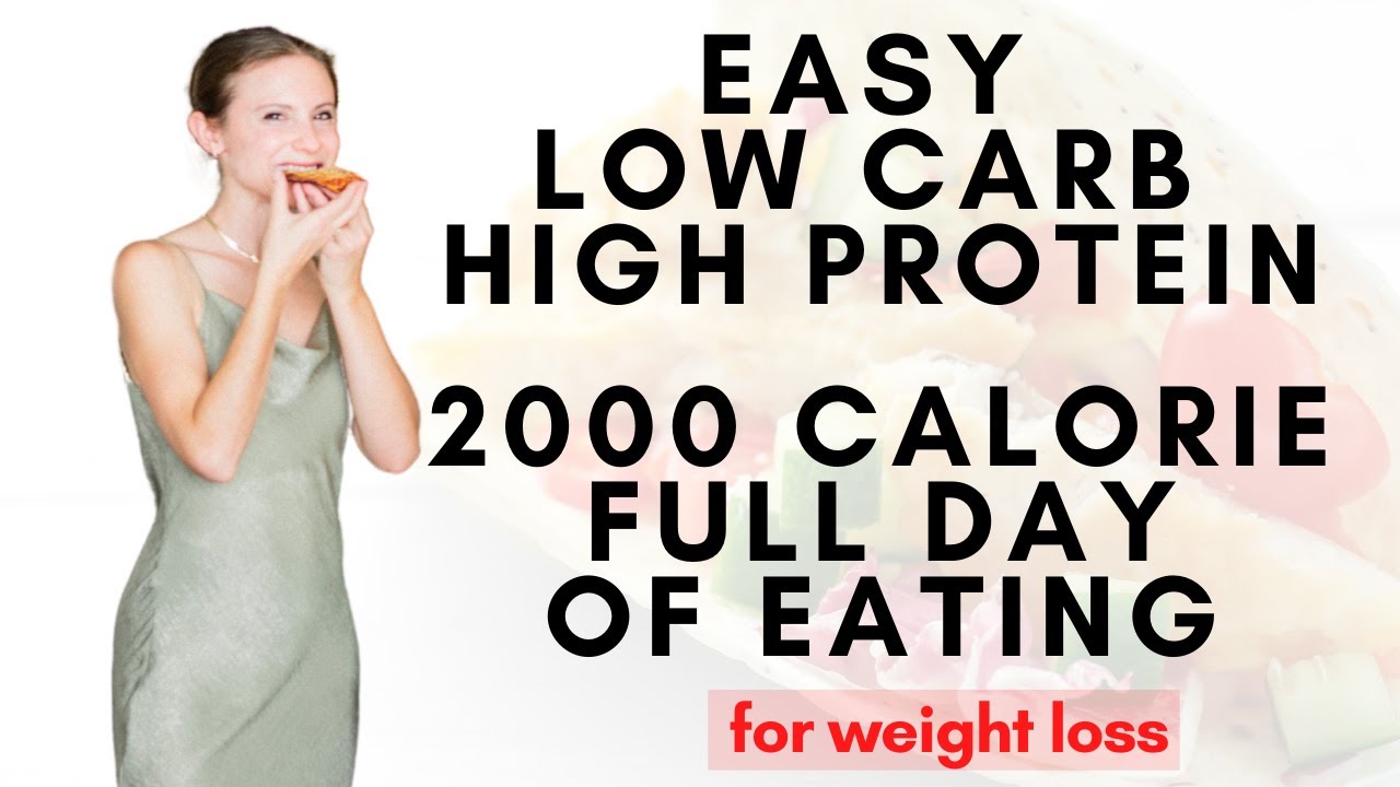 Easy Low Carb High Protein Full Day of Eating for Weight Loss