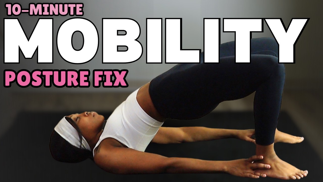 Desk Workers: 10-Min Posture Correction Exercises | Home Mobility Workout