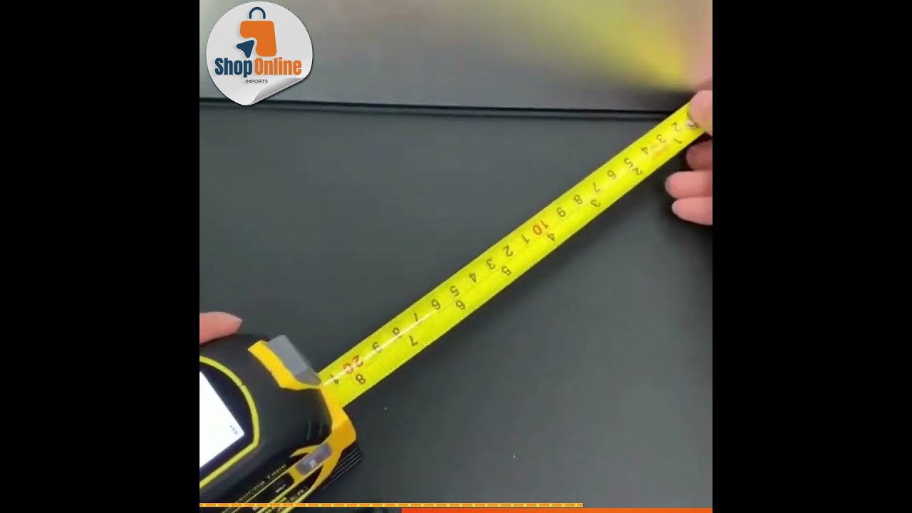 Trena Digital Laser 40M Com Fita M&eacute;trica Multifun&ccedil;&otilde;es