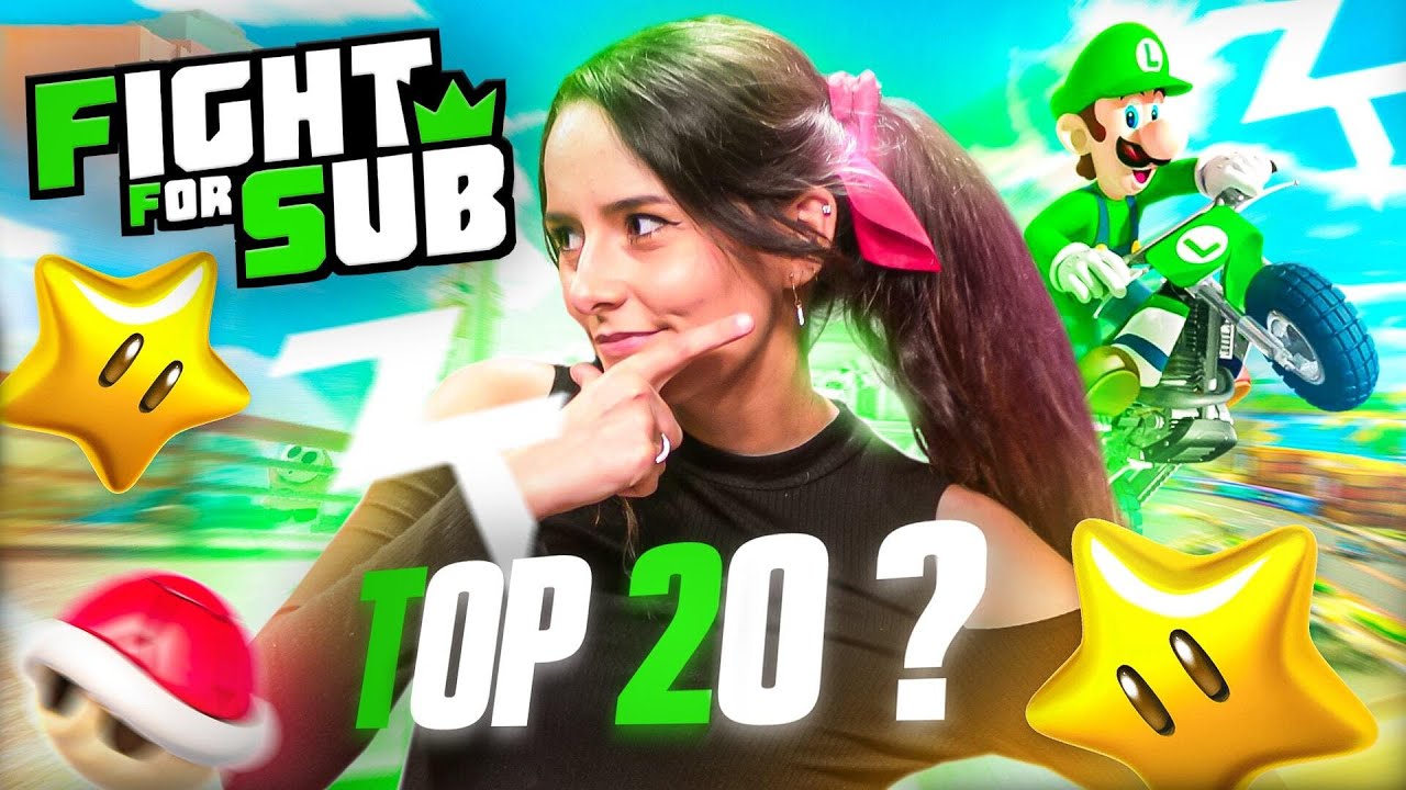 TOP 20 au FIGHT FOR SUB de @ZeratoR ? - Best Of Mario Kart - ULTIA