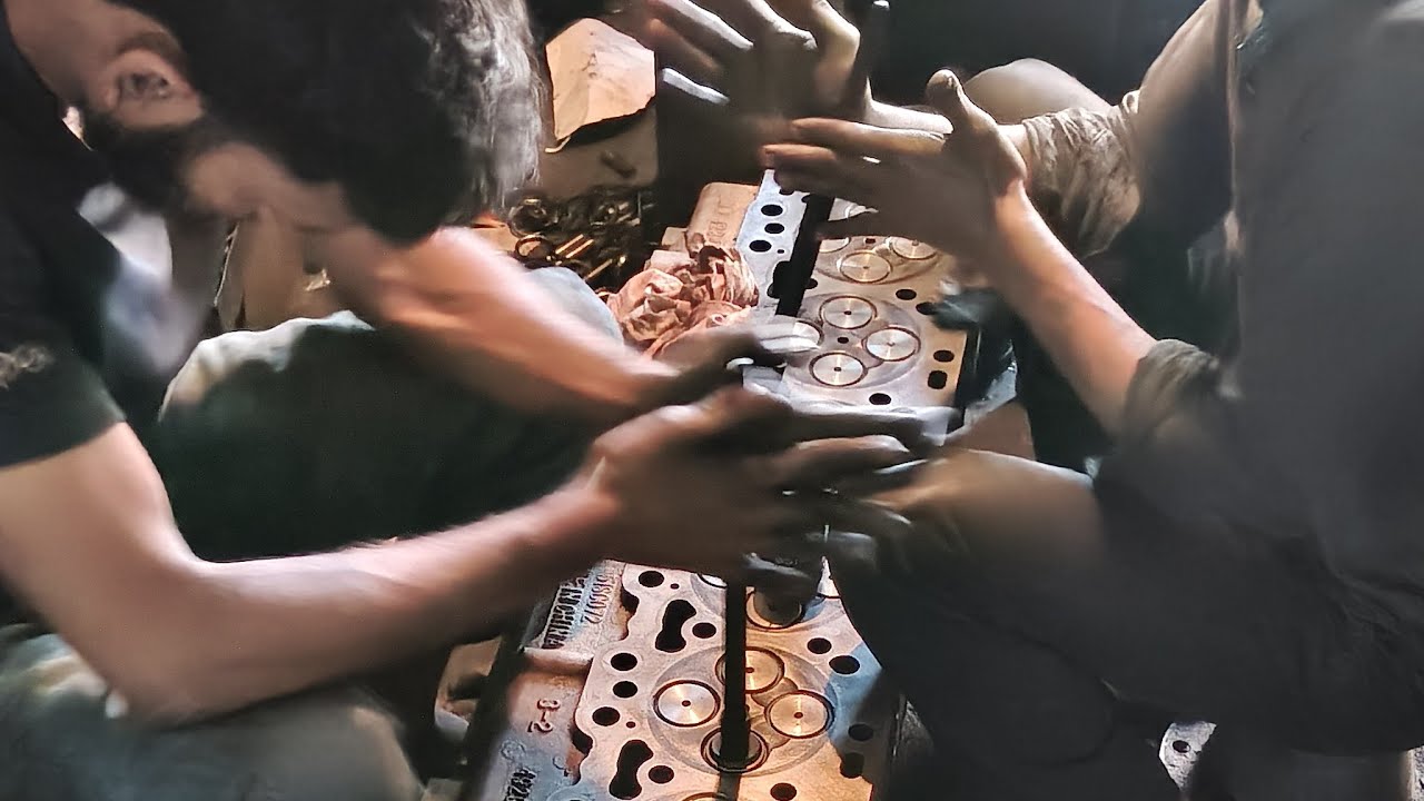 Head v/v face lapping work