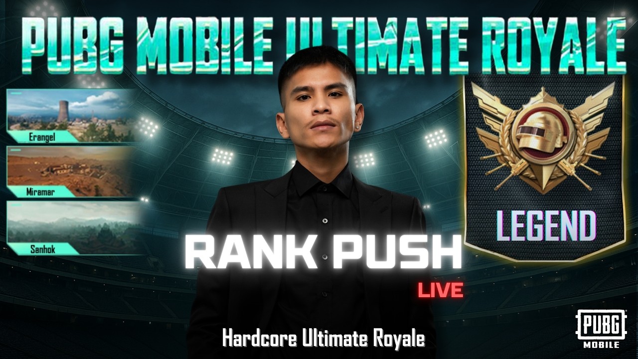 🔴Live Now _ ULTIMATE ROYALE RANK PUSH Day 3