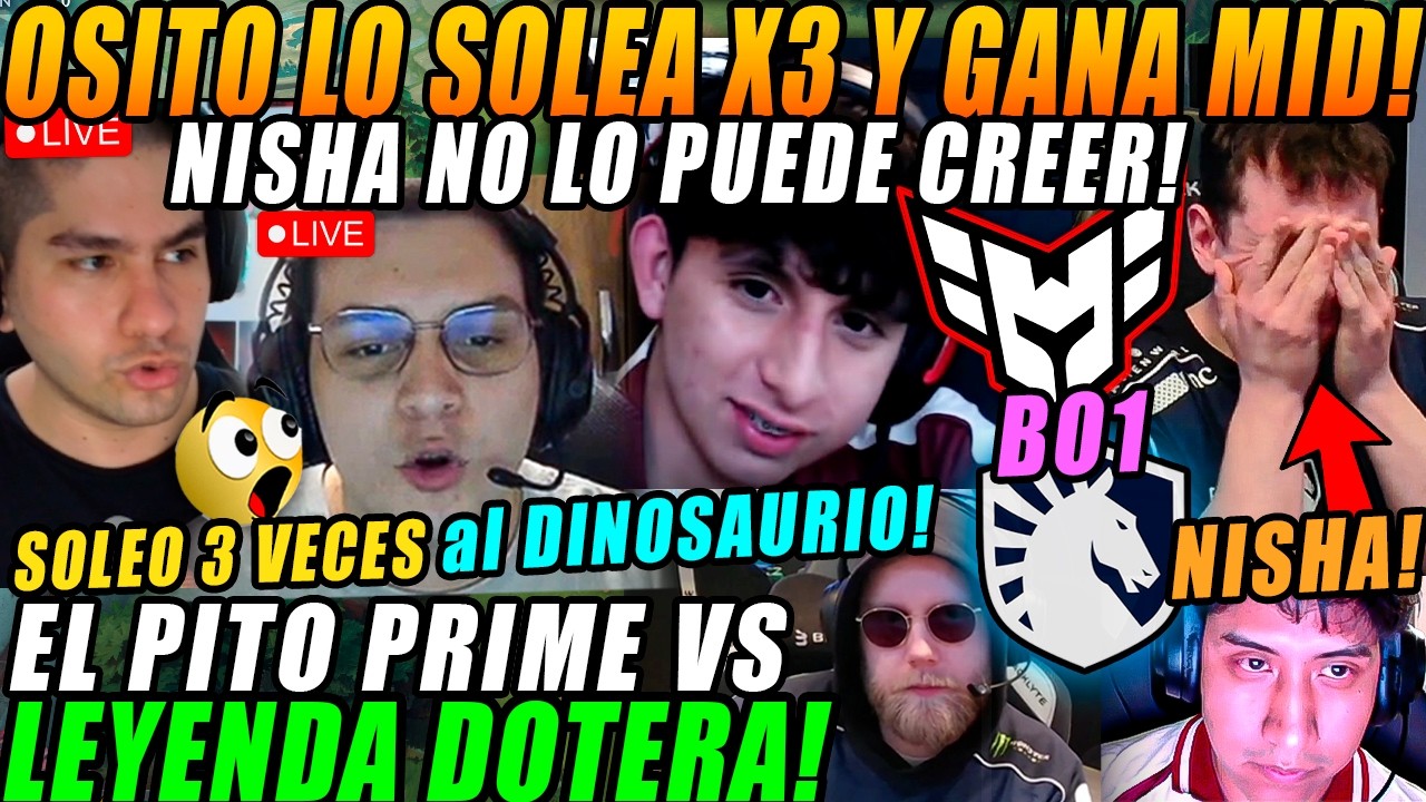 😲OSITO LO SOLEA X3 Y GANA MID! NISHA EN SHOCK😲HEROIC vs TEAM LIQUID BO1-BLAST Slam VI