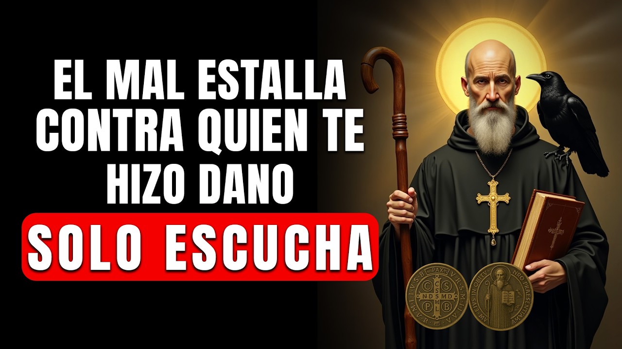 ✝️ Oración Explosiva a San Benito El Mal Estalla contra tu Enemigo 🙏
