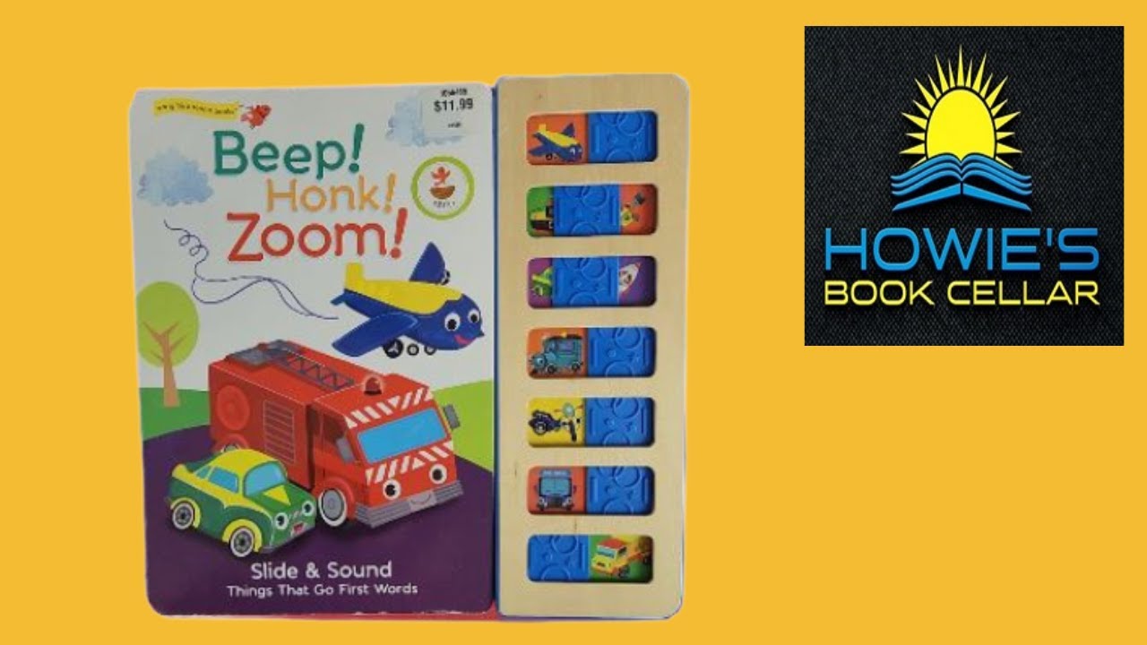 Beep Honk Zoom - INTERACTIVE Button - Early Bird Sound Book