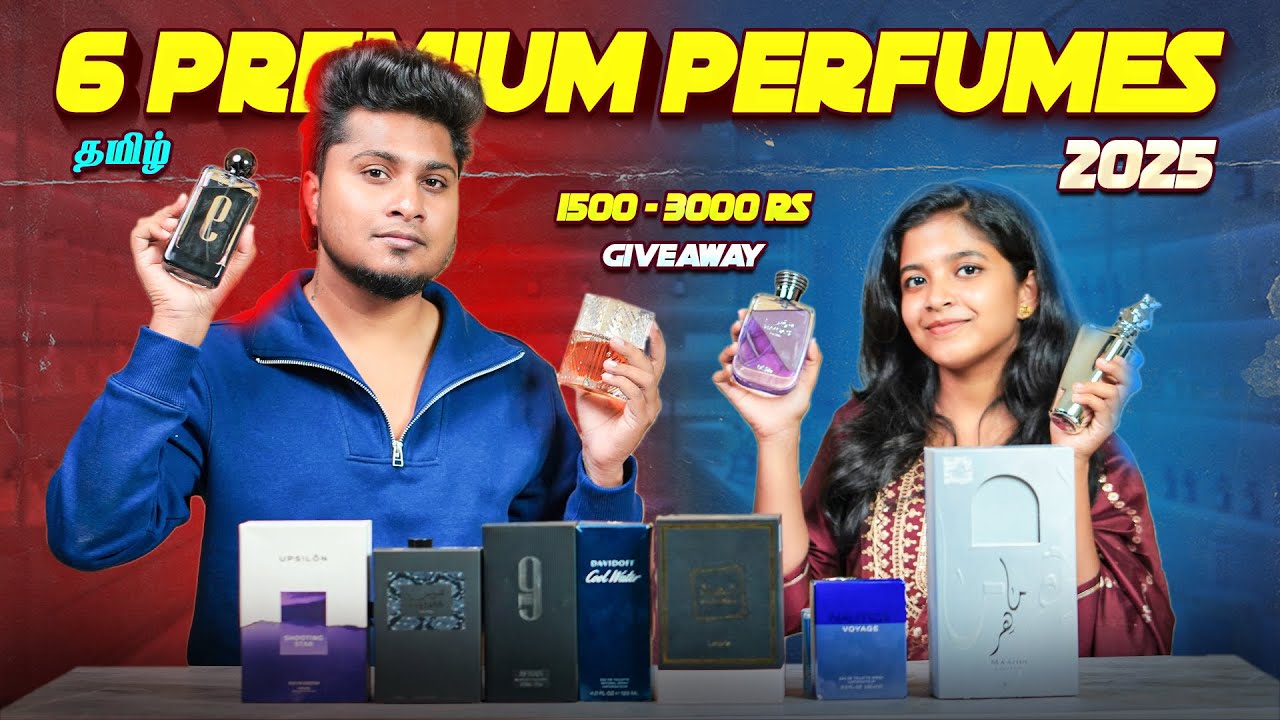 6 Best PREMIUM PERFUMES FOR MEN IN 2025 | 1500-3000 RS | GIVEAWAY 1