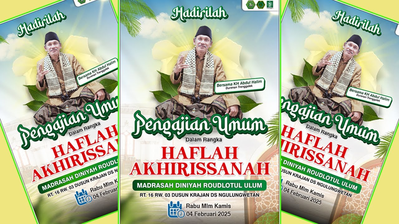 LIVE PENGAJIAN UMUM BERSAMA KH.ABDUL HALIM DI IRINGI GESANG SHOLAWAT DI MADIN ROUDLOTUL ULUM