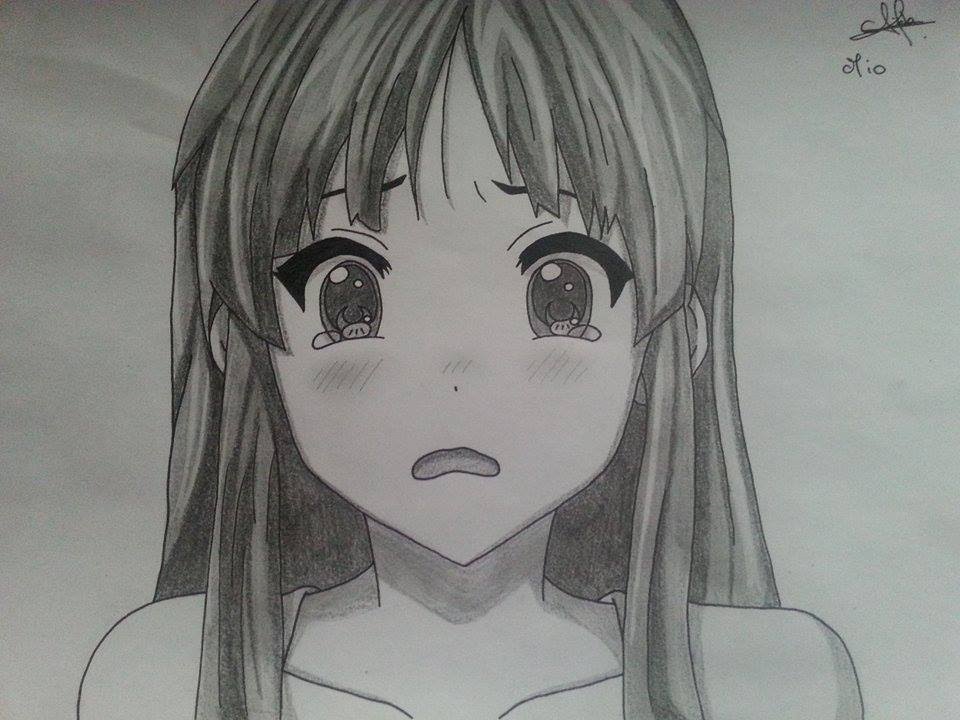 Drawing Mio from K-ON!
