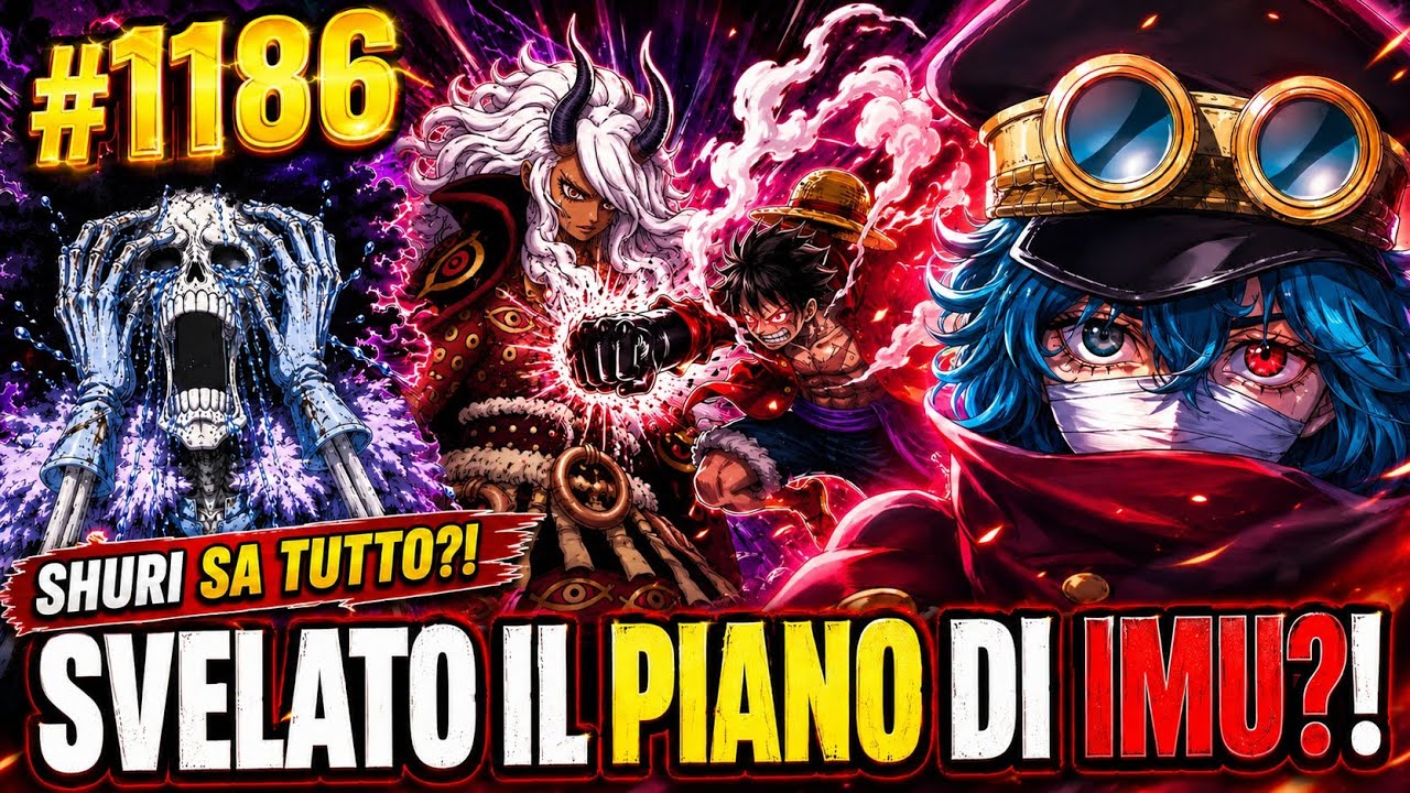 ONE PIECE 1186: Svelato il Piano di Imu-sama?! Il mistero degli Occhi di Gunko 