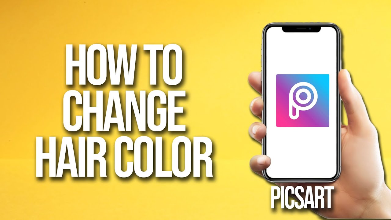 How To Change Hair Color Picsart Tutorial