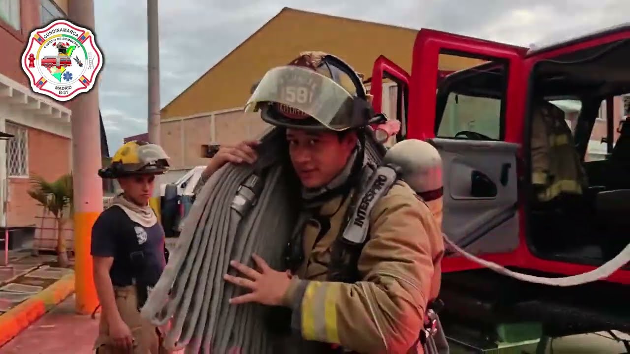 Procedimiento Hombre Minuto Bomberos Madrid Cundinamarca (one minute men deployment)