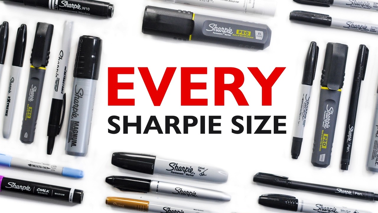 Проверяю все размеры маркеров Sharpie, которые только могу найти!!!
