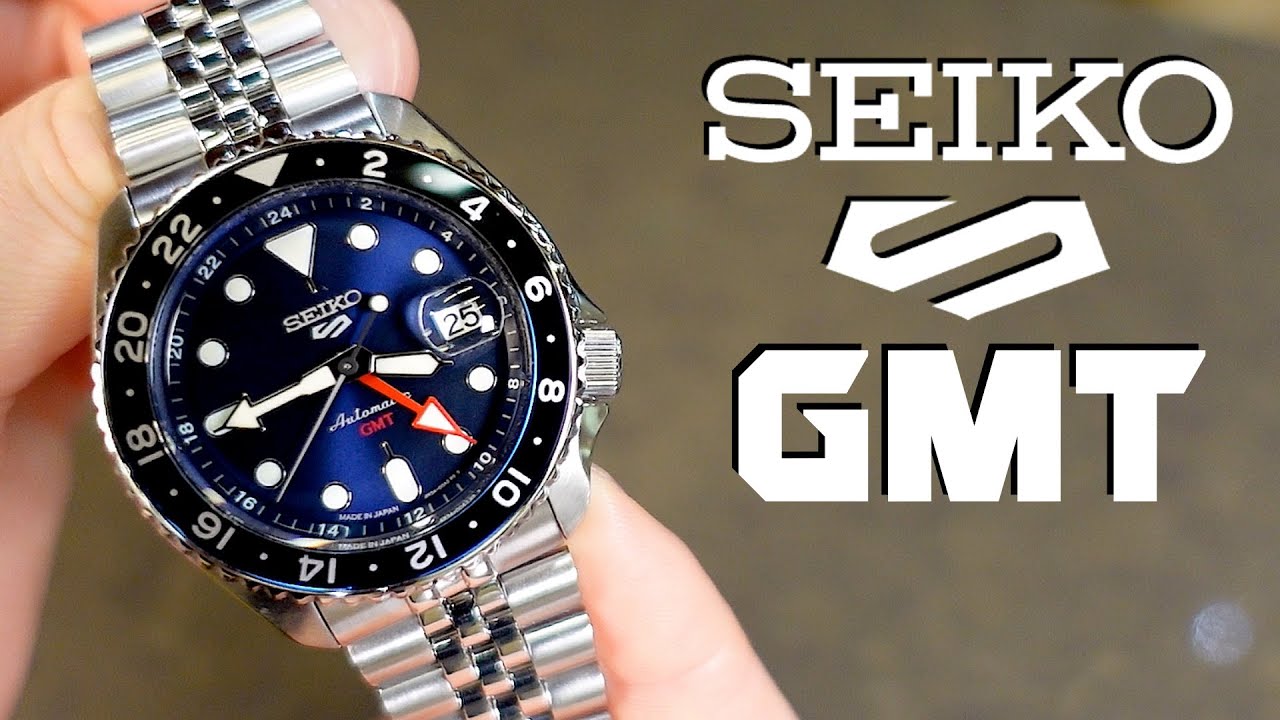Seiko 5 SSK003 BLUE GMT — полный обзор