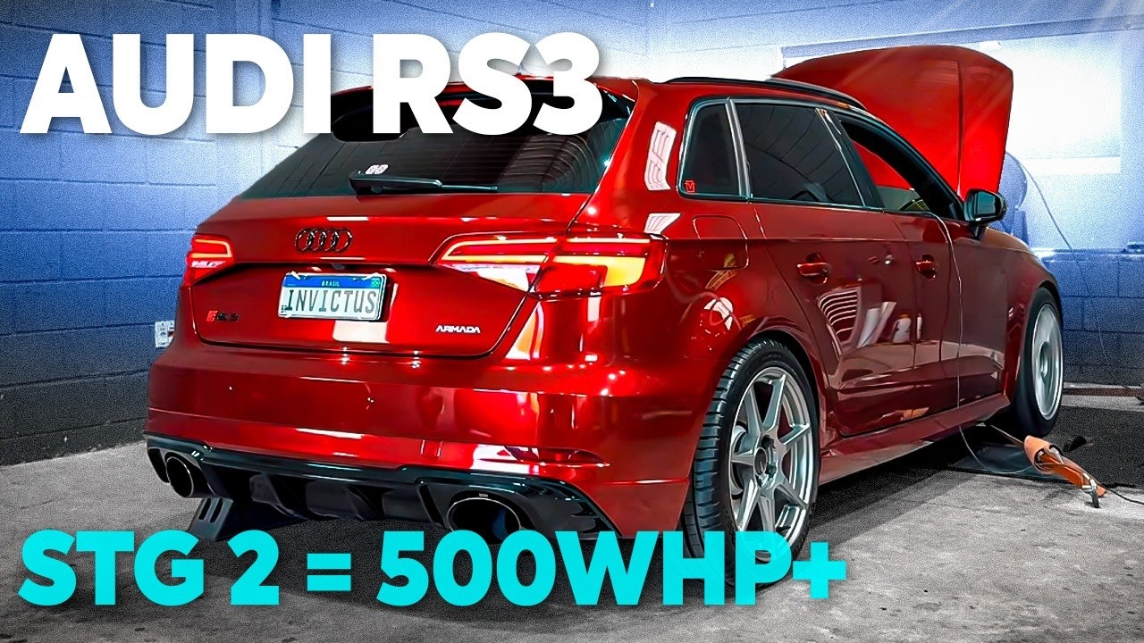 AUDI RS3 RECEBENDO NOSSO STAGE 2!!🔥 ESSE É O POTENCIAL DO 2.5 5C DAZA!!