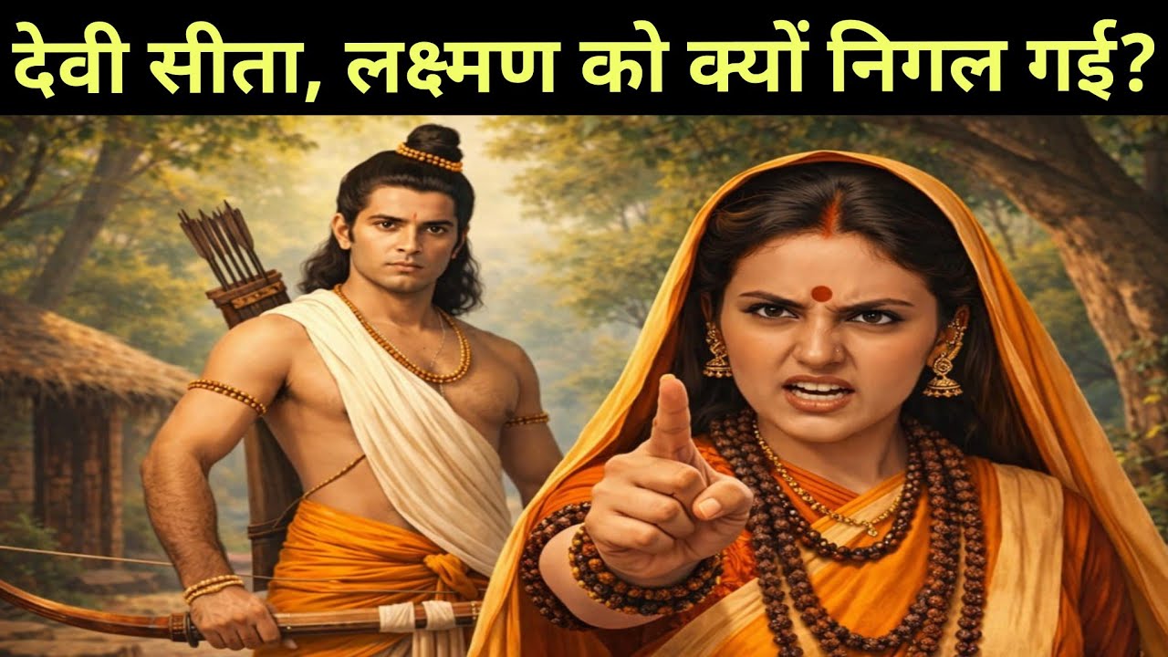 सीता जी ने आखिर लक्ष्मण को क्यों निगल गयी?- रामायण कथा | Mata Sita Lakshman Samvad | Ramayan Story 