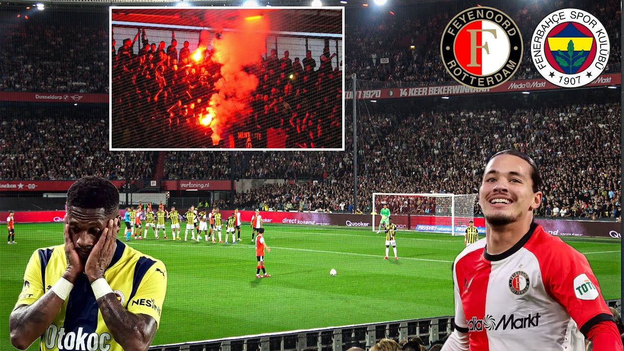 LAST MINUTE WIN! | Feyenoord vs Fenerbahce Matchday Vlog | Champions League | Insane Atmosphere