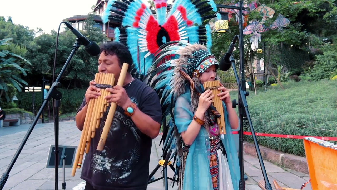 Qapaq Ñan - Alborada - Música Nativa - Jean Atauje y Aileen ( Quena y Zampoña) 🌎
