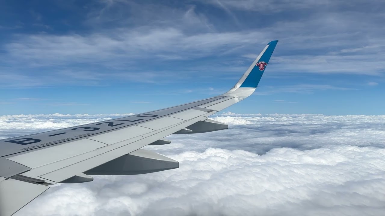 China Southern Airlines AIRBUS A321neo B-32L0 : Landing at Guangzhou China (CAN/ZGGG)