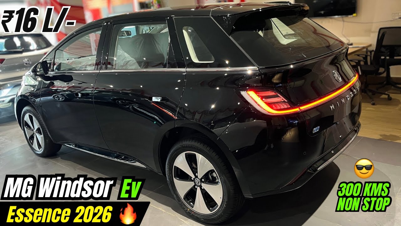 Windsor Ev Essence 38 Kw 🔥 Black Colour 🖤 Detailed Review | Mg Windsor EV Essence 2026