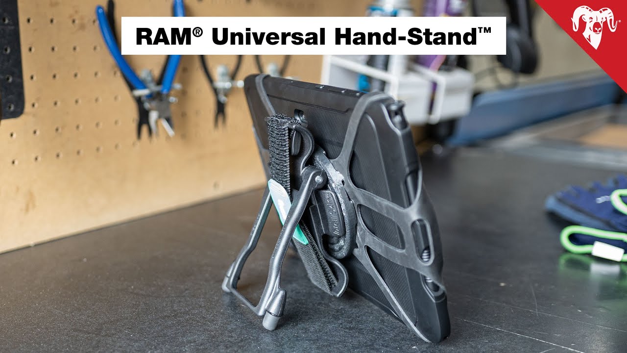 RAM® Universal Hand-Stand™ for any Size Tablet - Patented & Patent Pending