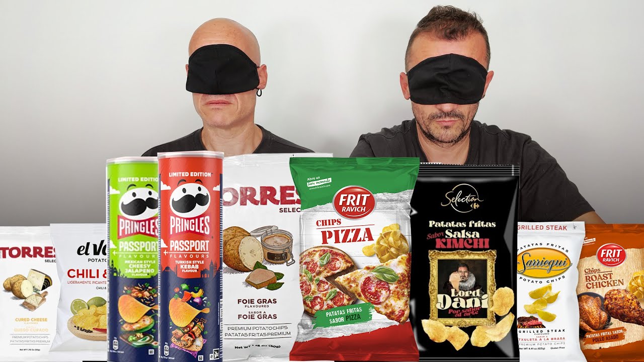 PRUEBA A CIEGAS: ¿Las PATATAS saben realmente a lo que ponen? 🤔