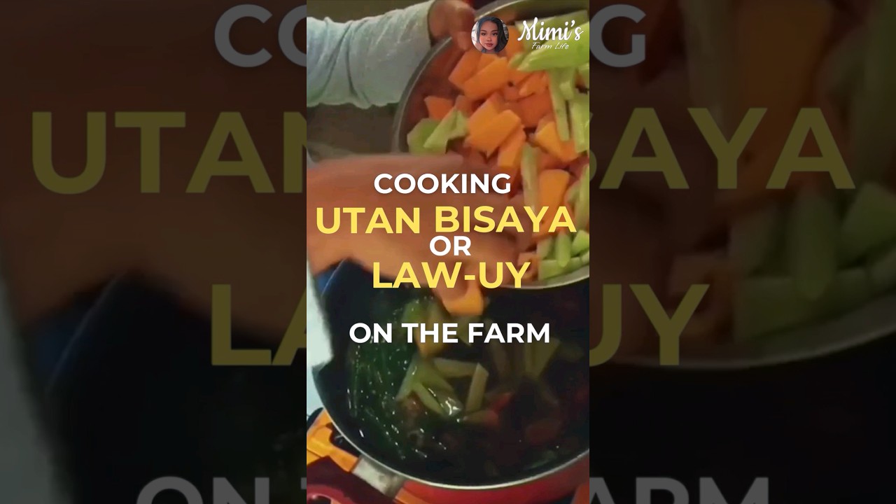 Cooking Utan Bisaya or Law-uy on the Farm