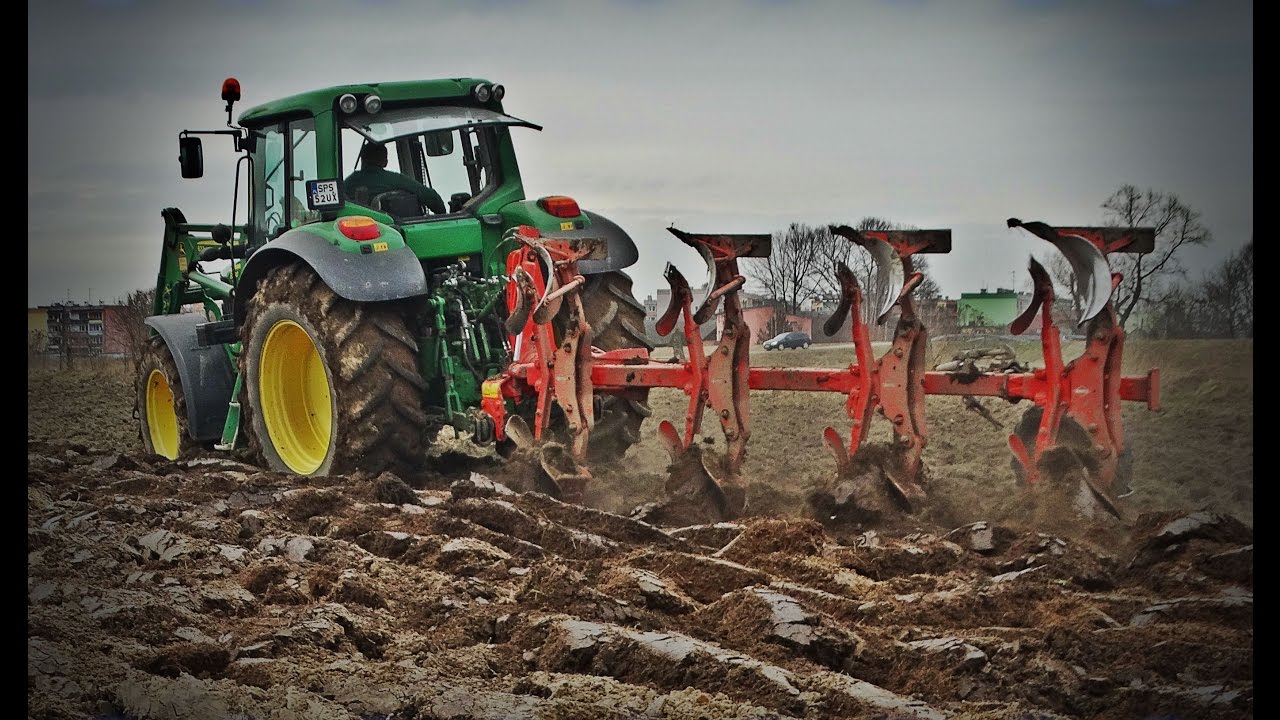 Wiosna 2017 Orka/Kuhn MultiMaster 123/John Deere 6330 Premium/Test pługa/Świerkot