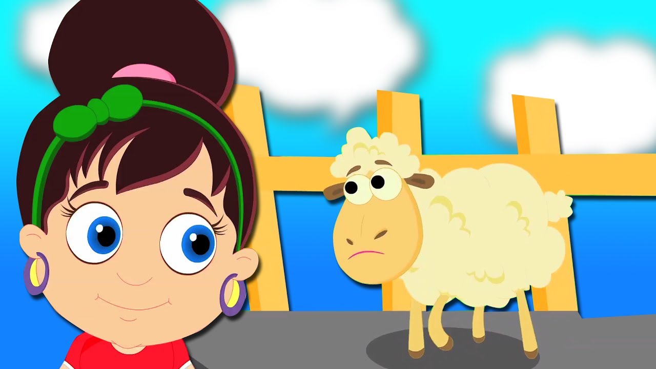 Mary tinha um pequeno cordeiro | Rimas de berçário para pré-escolar | Mary Had A Little Lamb