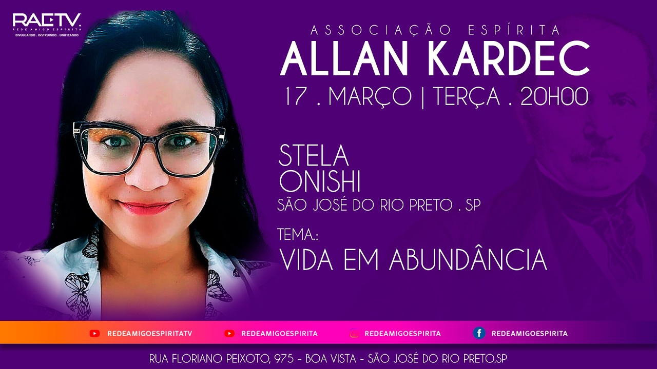 VIDA EM ABUNDÂNCIA - Palestra com Stela Onishi