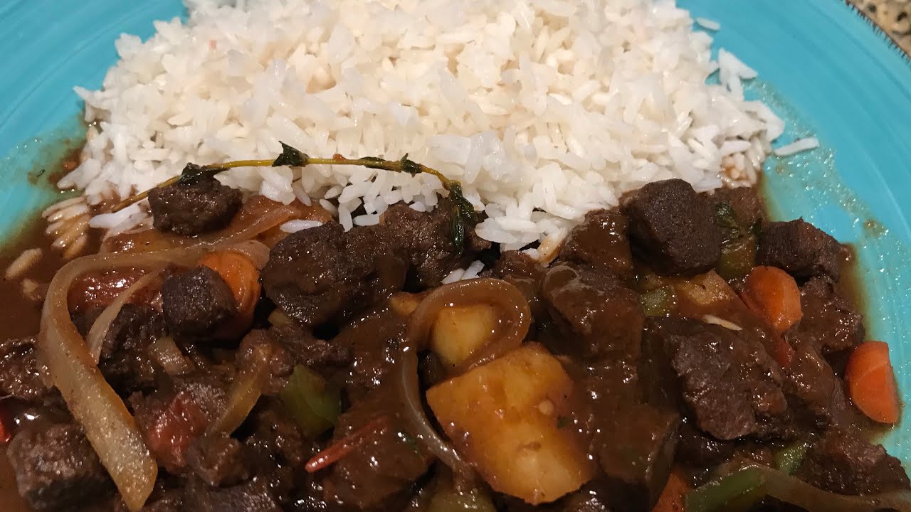 Brown stew veggie chunks 